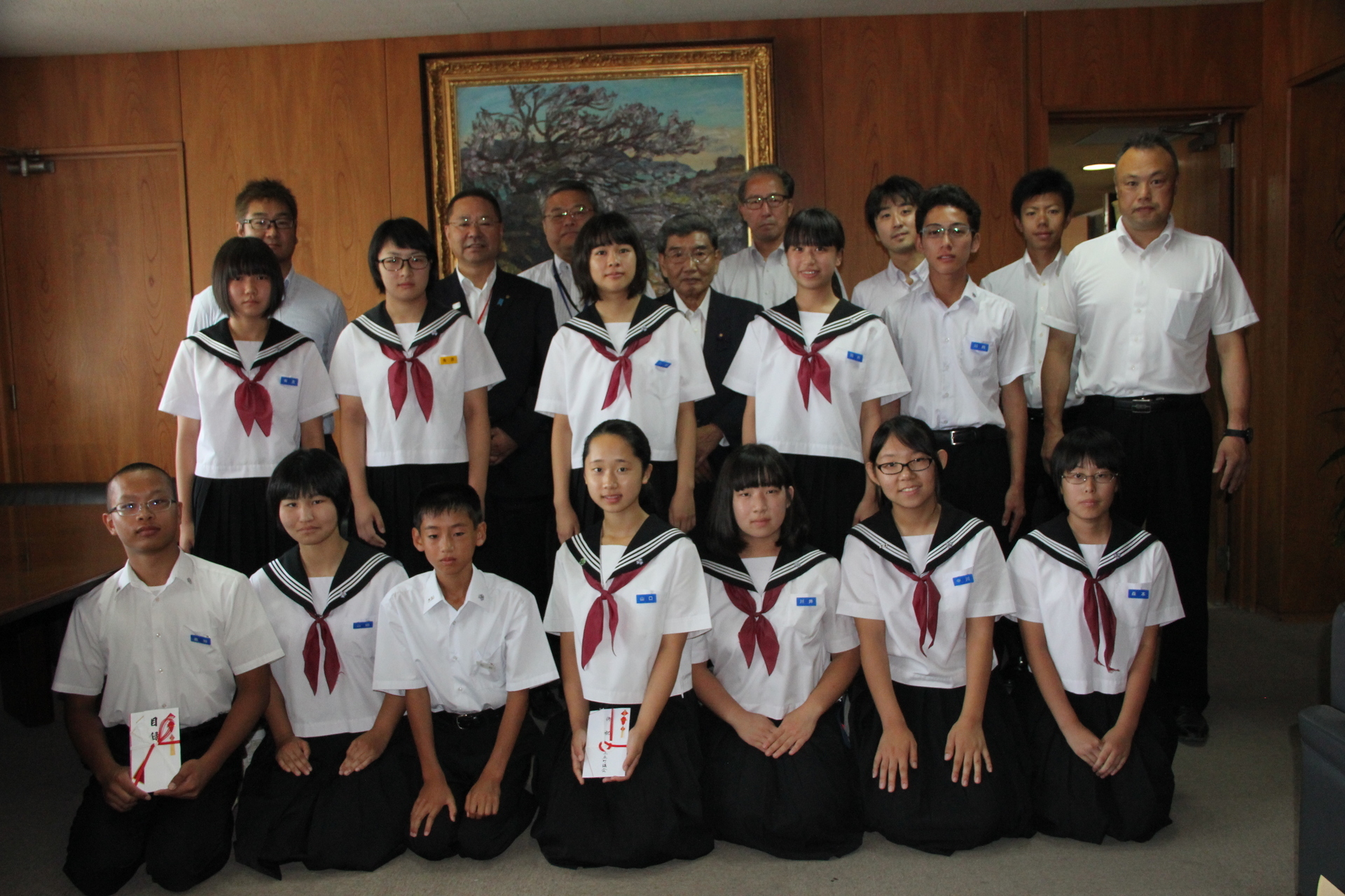 国中生 土中生の躍進にエール: 土庄町 なんがでっきょんな？